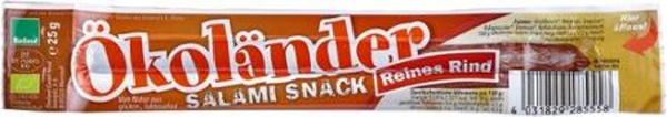 Produktfoto zu Salami-Snack, Rind von Ökoländer