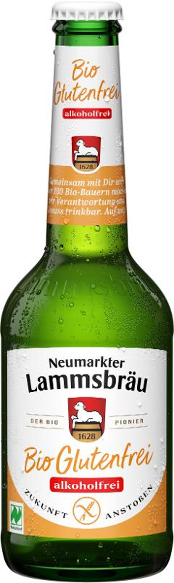 Produktfoto zu 10er Kasten Lammsbräu alkohol- und glutenfrei