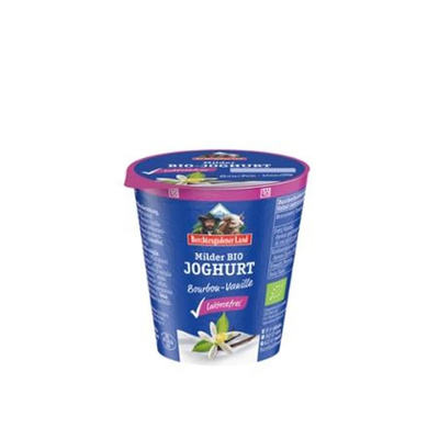 Produktfoto zu Joghurt Vanille laktosefrei von Berchtesgadener Land Bio