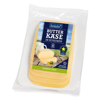 Produktfoto zu Butterkäse in Scheiben von bioladen