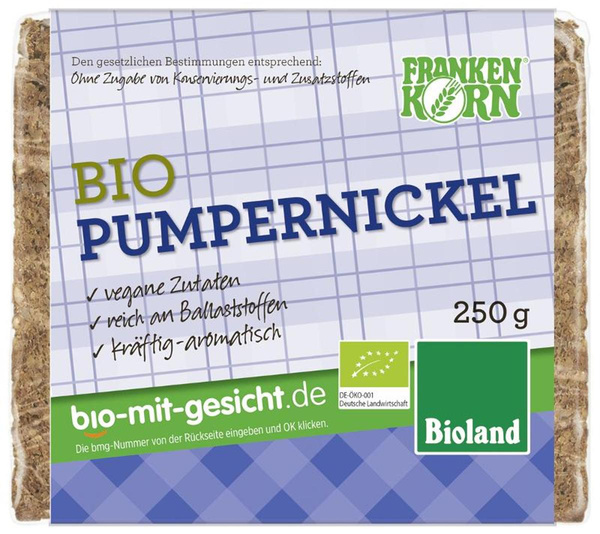 Produktfoto zu Pumpernickel von Frankenkorn