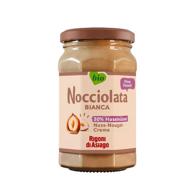Produktfoto zu Nocciolata Bianca Nuss Nougat Aufstrich von Rigoni di Asiago