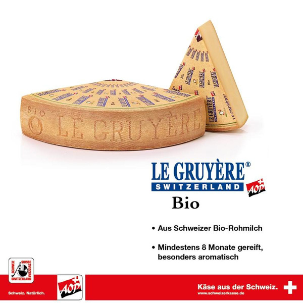 Produktfoto zu Schweizer Gruyère AOP, 49%  8-10 Monate