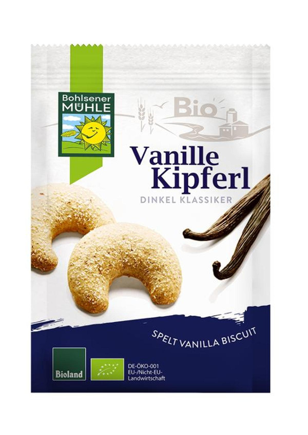 Produktfoto zu Dinkel Vanillekipferl von Bohlsener Mühle