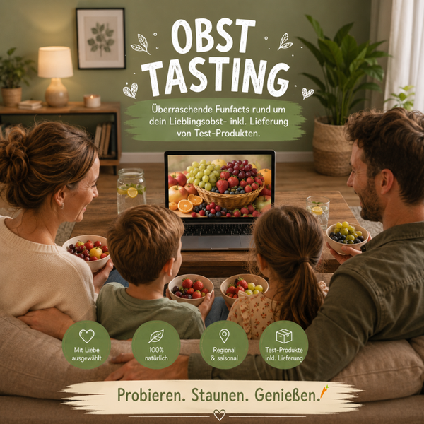 Produktfoto zu Ticket zum Online-Obst-Tasting