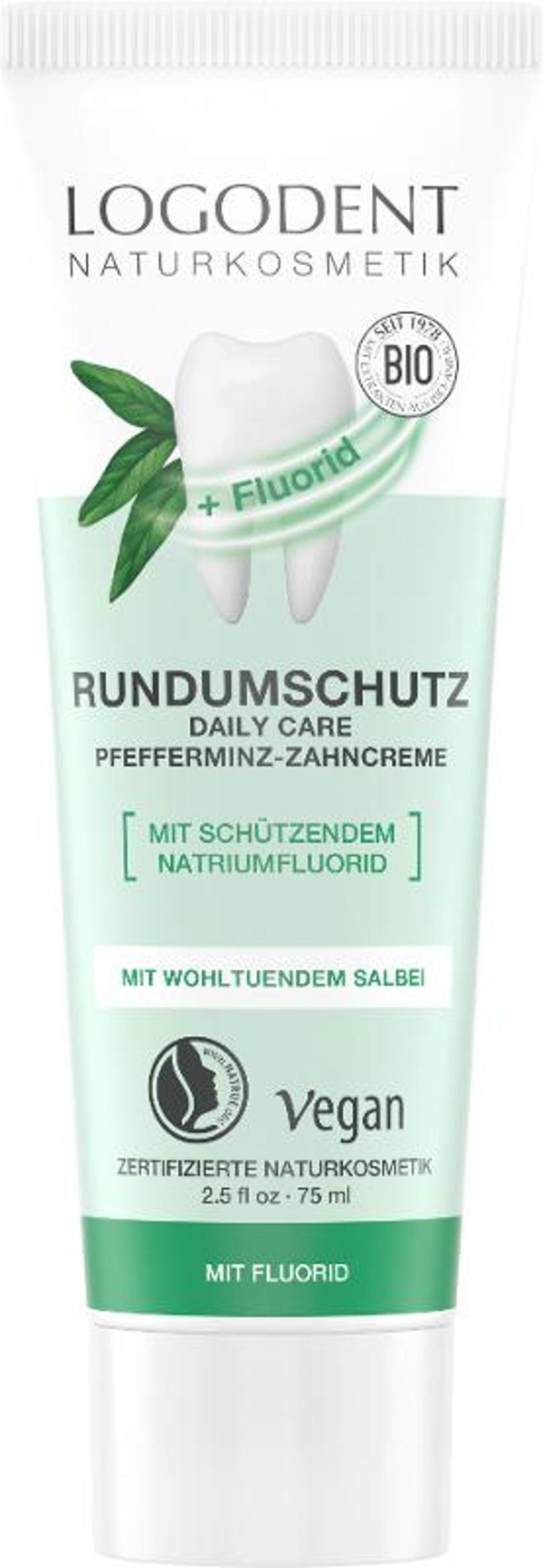 Produktfoto zu Rundumschutz Zahncreme von Logona