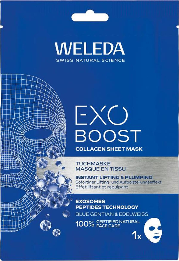 Produktfoto zu Tuchmaske Exo Boost Collagen von Weleda