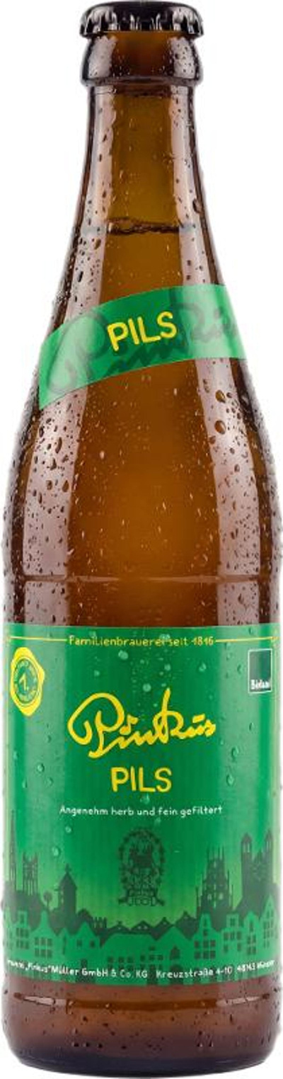 Produktfoto zu 8er Kasten Pinkus Pils