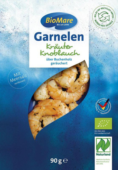 Produktfoto zu Garnelen mit Kräutern u. Knoblauch von Bio Mare