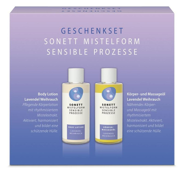 Produktfoto zu Geschenkset Mistelform Lavendel-Weihrauch von Sonett