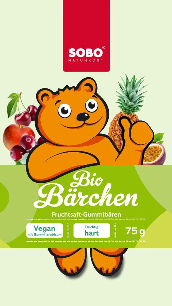 Produktfoto zu Bärchen mit Gummi Arabicum von Sobo