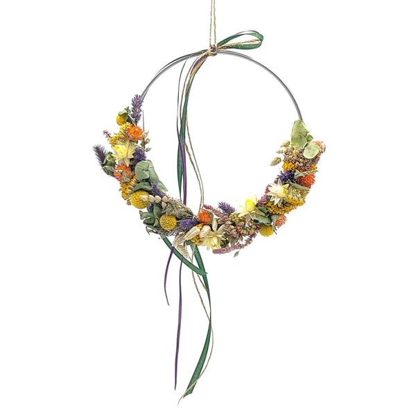 Produktfoto zu Trockenblumenkranz mittel vom Klosterberghof