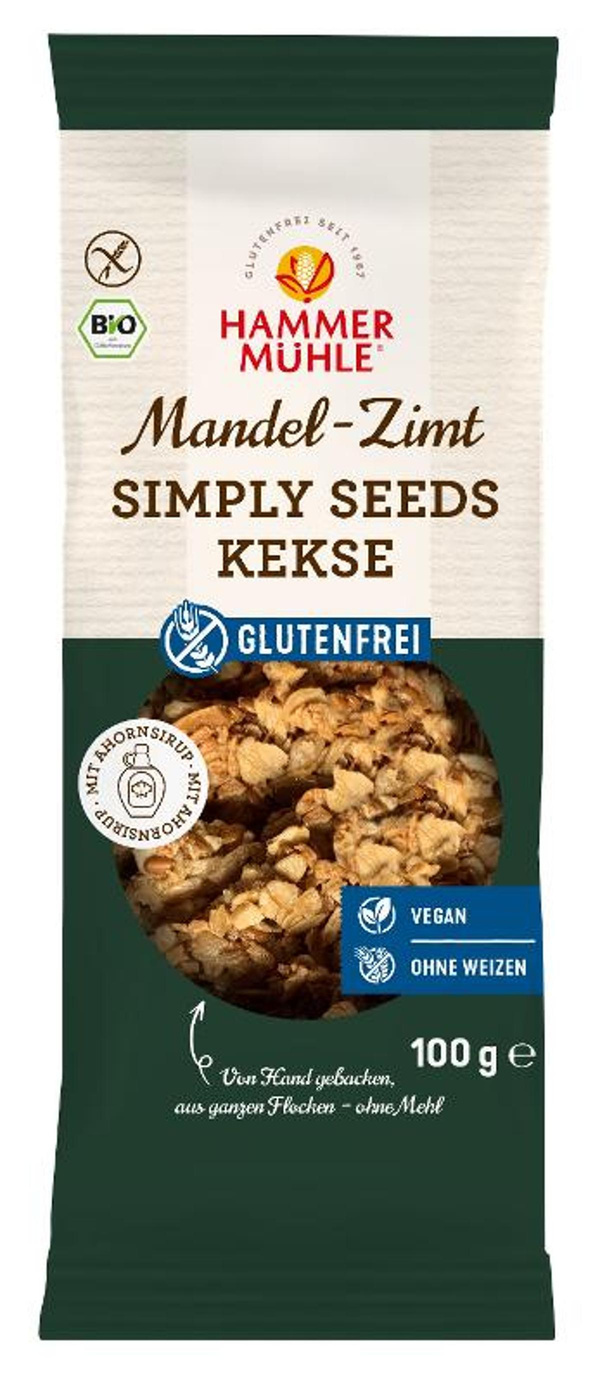 Produktfoto zu Mandel Zimt Kekse von Hammermühle