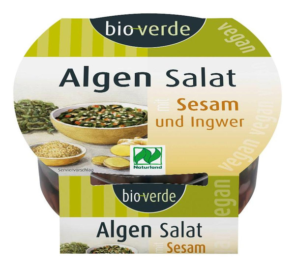 Produktfoto zu Algen Salat mit Sesam und Ingwer von bio-verde