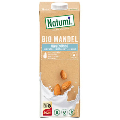 Produktfoto zu Mandeldrink Natural ungesüßt von Natumi