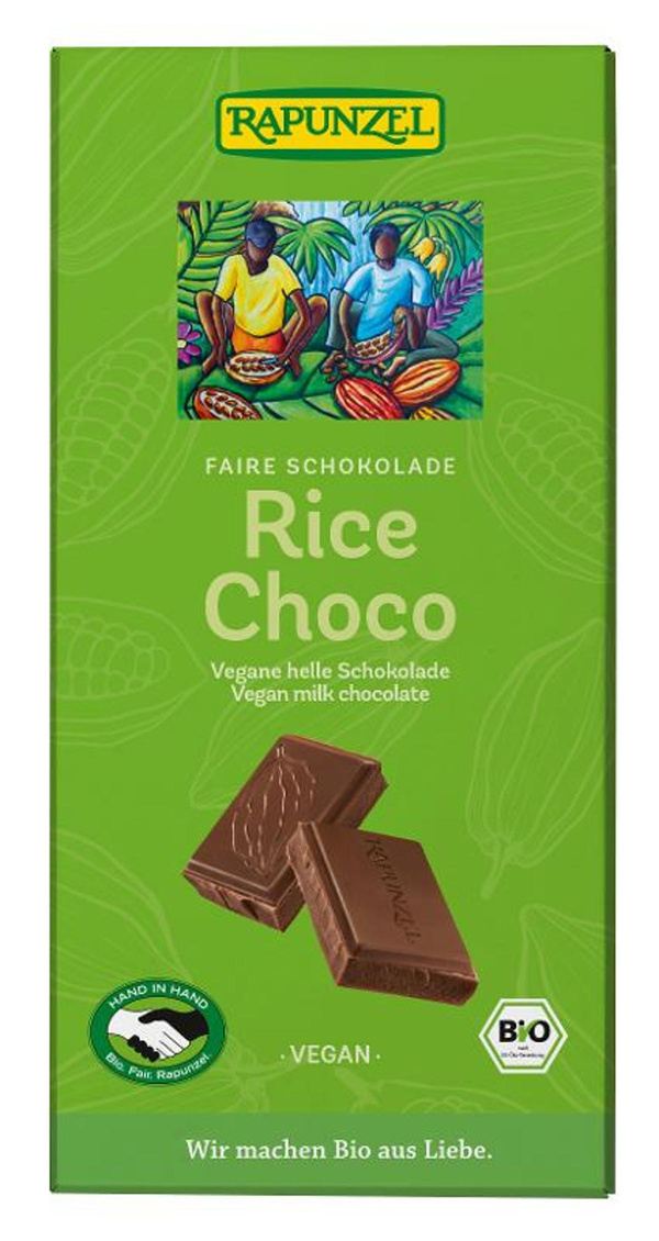 Produktfoto zu Rapunzel Schokolade Reismlich (vegan)