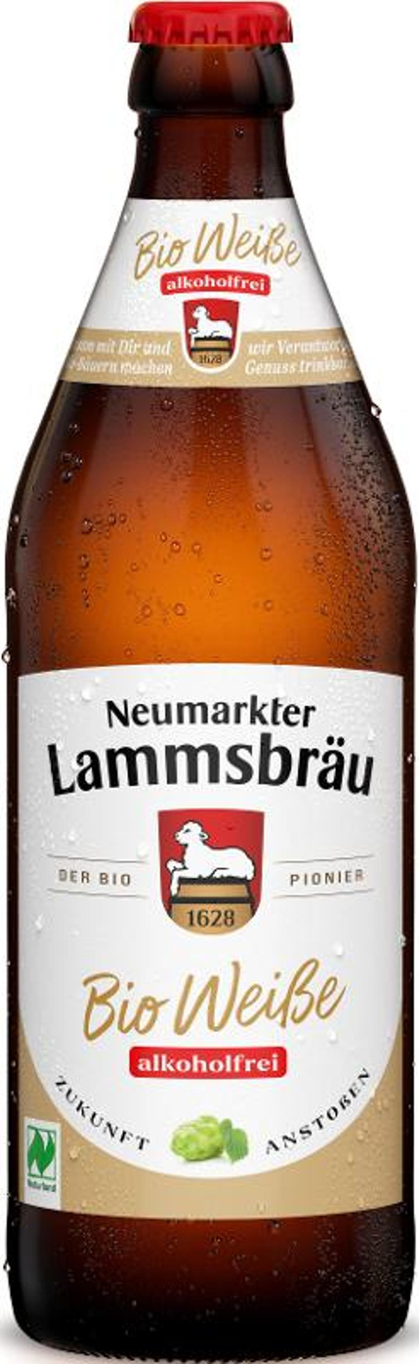 Produktfoto zu 10er Kasten Lammsbräu Weißbier alkoholfrei