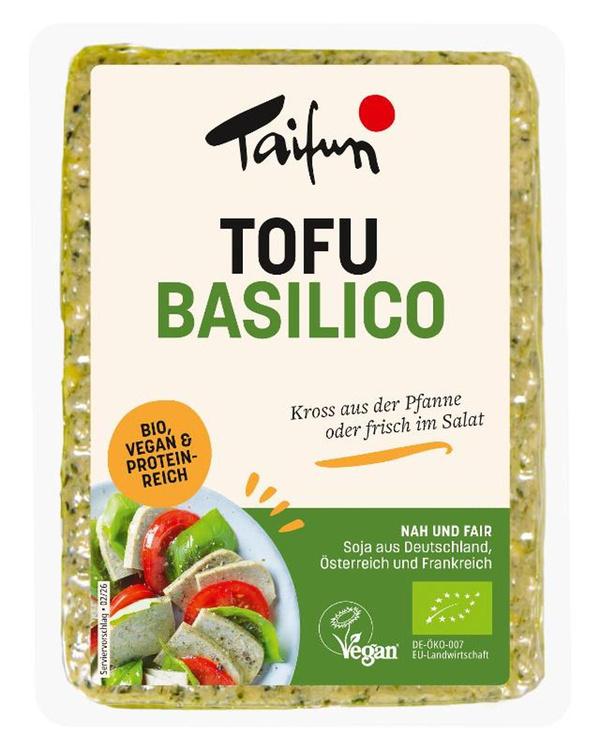 Produktfoto zu Tofu Basilico von Taifun