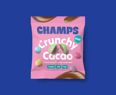 Produktfoto zu Crunchy Cacao Schokolinse von Champs