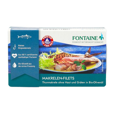 Produktfoto zu Makrelenfilet in Olivenöl von Fontaine
