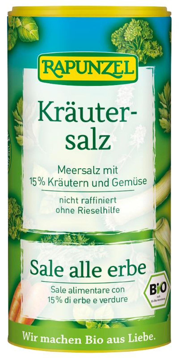 Produktfoto zu Rapunzel Kräutersalz Streudose