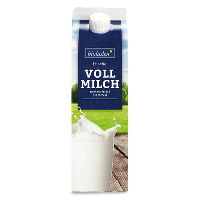 Produktfoto zu Frische Vollmilch 3,8% von bioladen