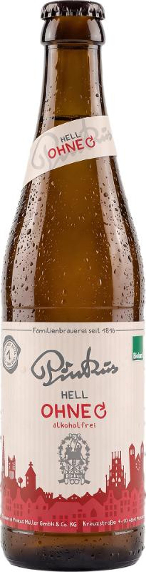 Produktfoto zu 24er Kasten Pinkus Pils alkoholfrei