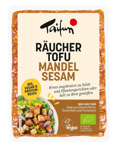 Produktfoto zu Räuchertofu Mandel-Sesam von Taifun