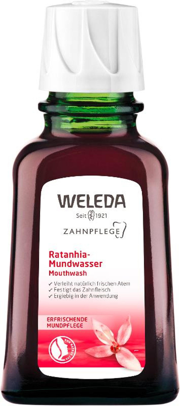 Produktfoto zu Ratanhia Mundwasser von Weleda