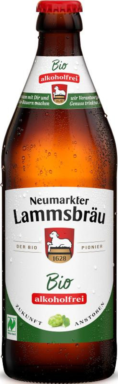 Produktfoto zu 10er Kasten Lammsbräu 0,5l alkoholfrei