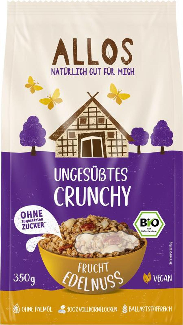 Produktfoto zu Ungesüßtes Crunchy Frucht von Allos
