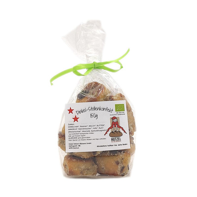 Produktfoto zu Dinkel-Stollenkonfekt von Hutzel