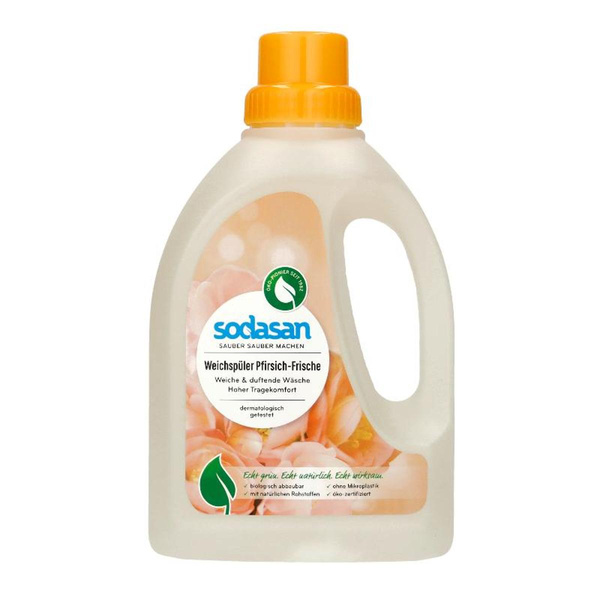 Produktfoto zu Weichspüler Pfirsich Frische von Sodasan