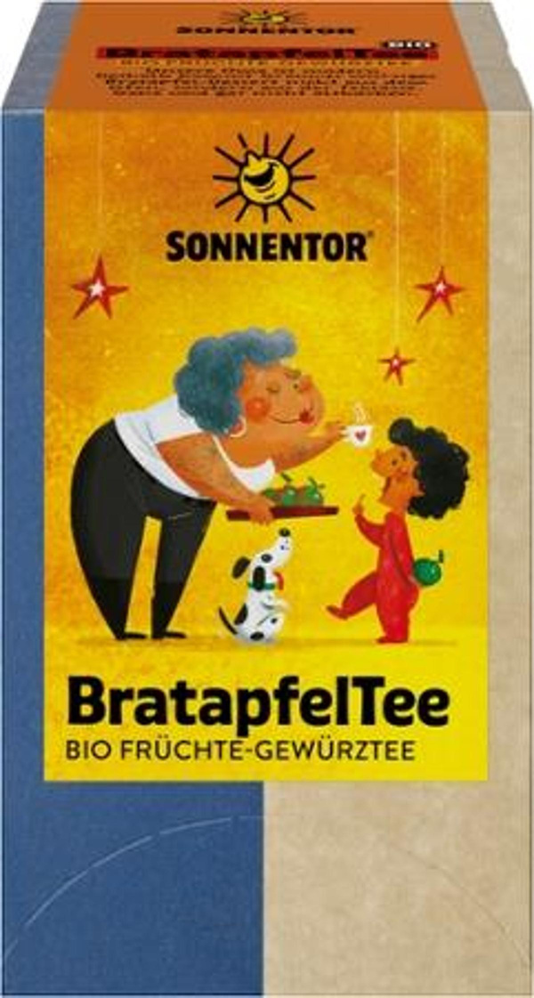 Produktfoto zu Bratapfeltee im Teebeutel von Sonnentor