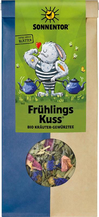 Produktfoto zu Frühlingskuss Kräutertee von Sonnentor
