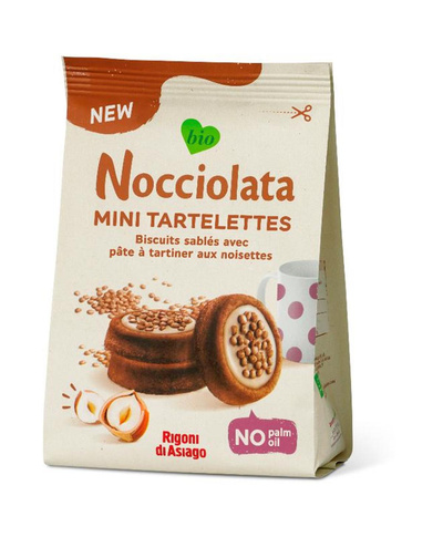 Produktfoto zu Nocciolata Tartelette Bianca von Rigoni di Asiago