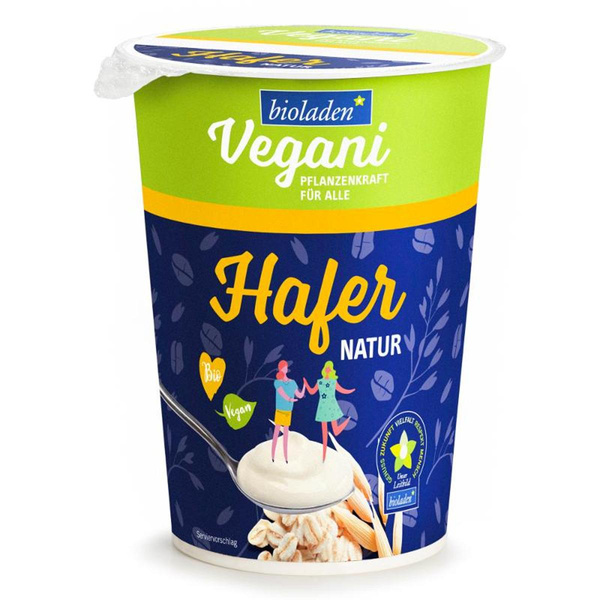 Produktfoto zu Hafer Joghurt alternativ Natur VEGANI von bioladen