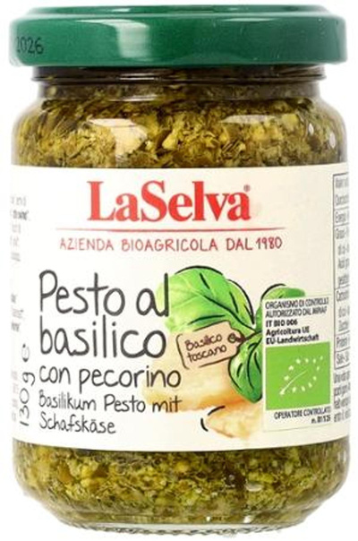 Produktfoto zu Pesto Basilikum Pecorino von LaSelva