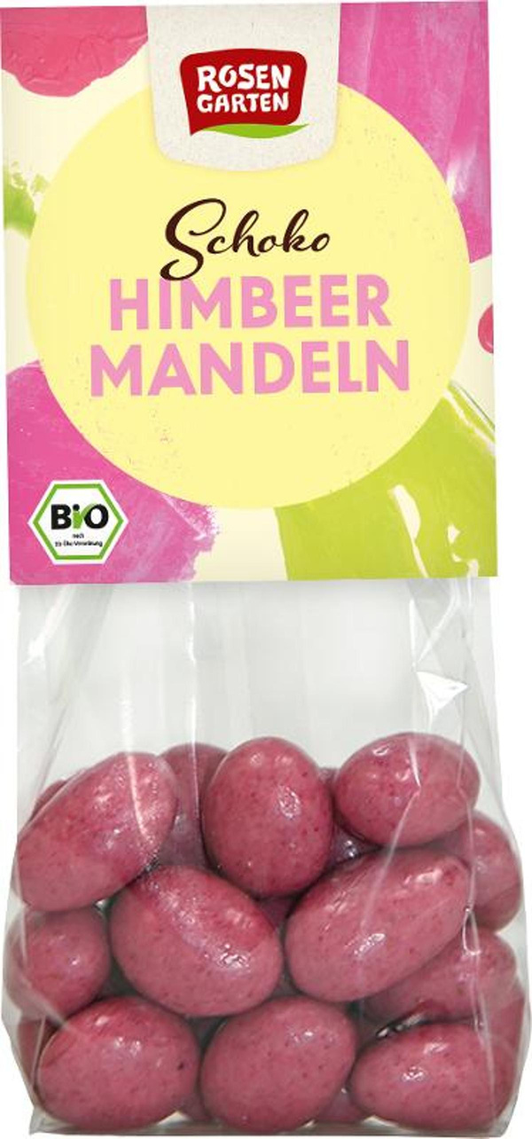 Produktfoto zu Schoko Himbeer Mandeln von Rosengarten