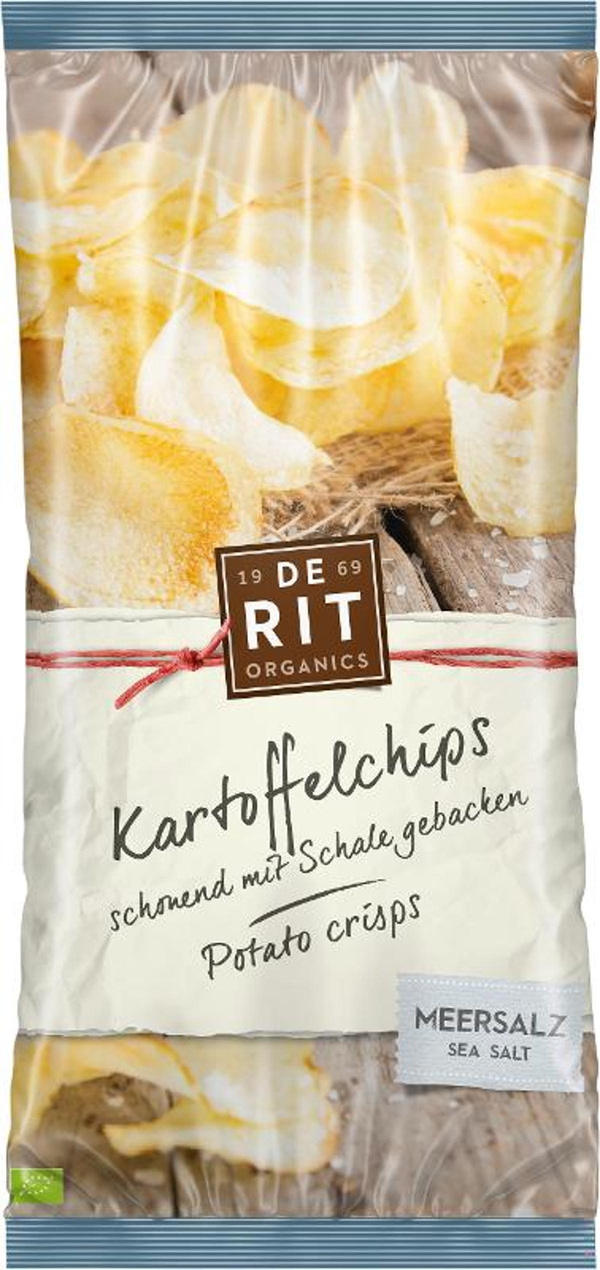 Produktfoto zu Kartoffelchips mit Meersalz von De Rit