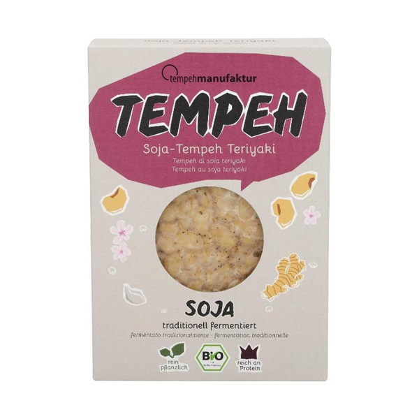 Produktfoto zu Tempeh Soja Teriyaki von Tempehmanufaktur