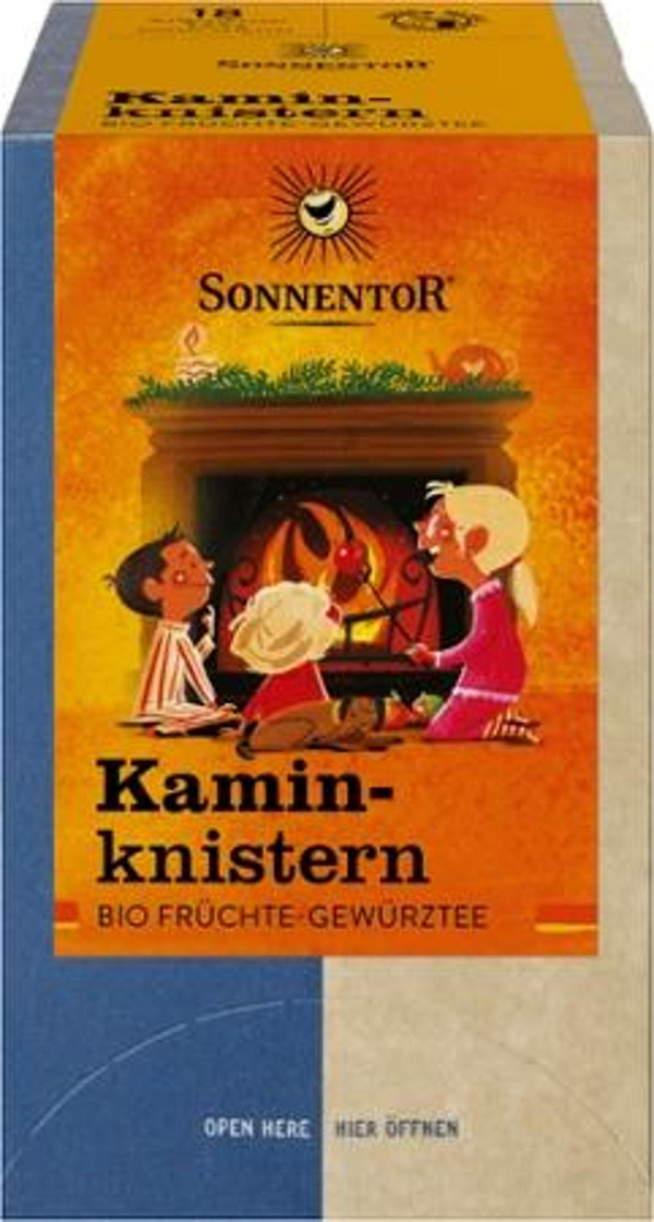 Produktfoto zu Früchtetee Kaminknistern im Teebeutel von Sonnentor