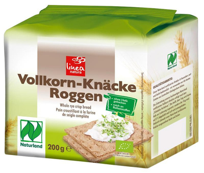 Produktfoto zu Vollkorn-Knäcke Roggen von Linea natura