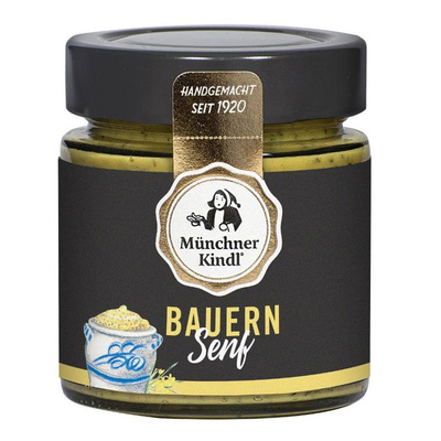Produktfoto zu Bauernsenf, körnig von Münchner Kindl