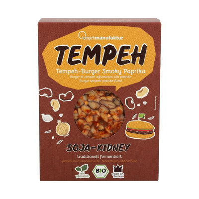 Produktfoto zu Tempeh Burger Smoky Paprika von Tempehmanafaktur