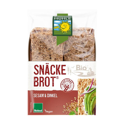 Produktfoto zu Snäckebrot Sesam Dinkel von Bohlsener Mühle