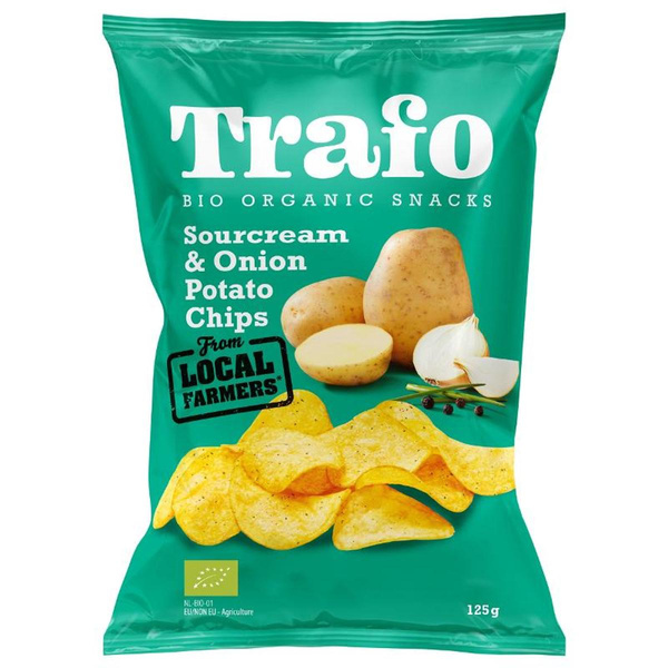 Produktfoto zu Chips Sauerrahm Zwiebel von Trafo
