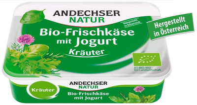 Produktfoto zu Frischkäse Kräuter von Andechser