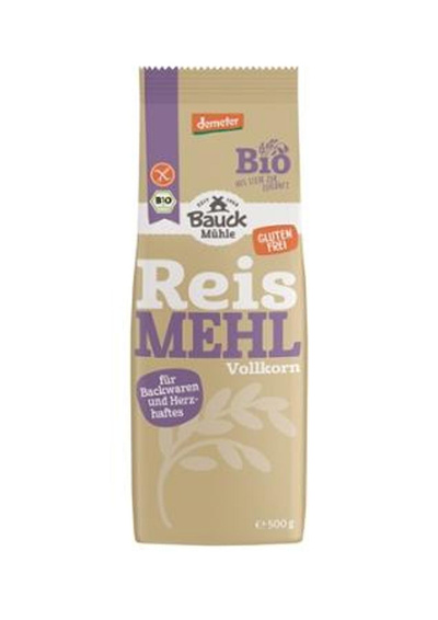 Produktfoto zu Vollkornreismehl, glutenfrei von Bauckhof