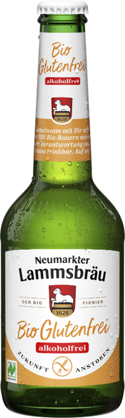 Produktfoto zu 10er Kasten Lammsbräu alkohol- und glutenfrei